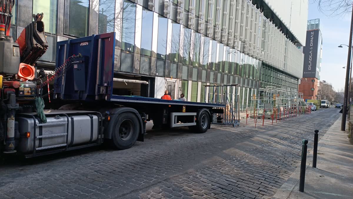 Livraison elements façade