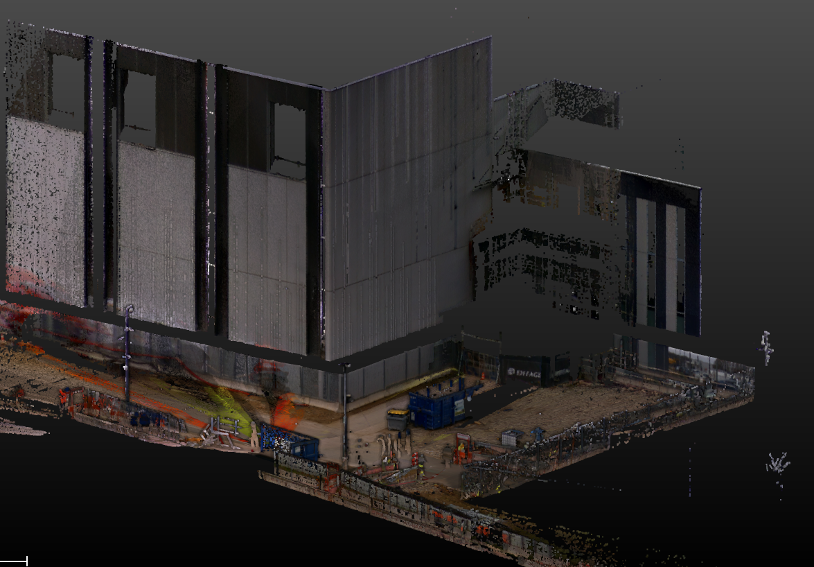 Nuage de points chantier